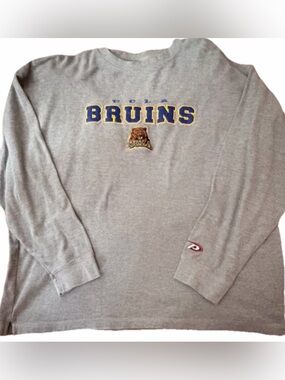 UCLA Bruins Vintage Long Sleeve thermal Gray Shirt Size XL Pro player